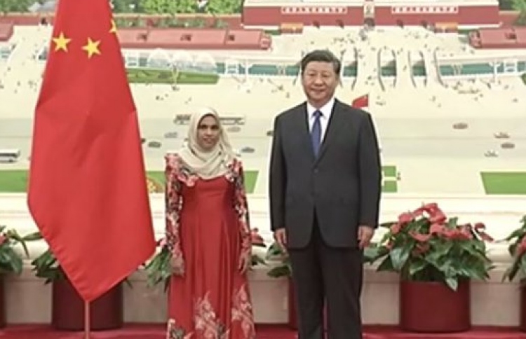 Read more about the article New Ambassador of the Republic of Maldives to the People’s Republic of China, H.E. Ms Aishath Azeema Presents Credentials to President Xi Jinping